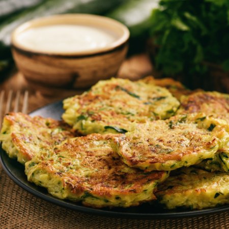 Galette de courgettes râpées