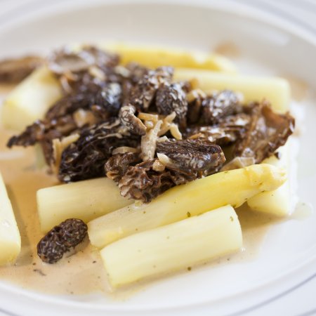 Asperges aux morilles