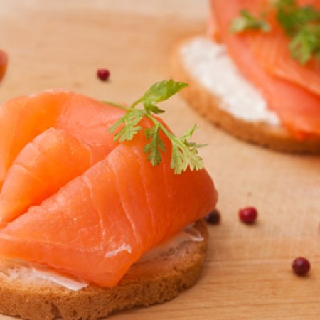 Toasts de truite fumée au raifort d'Alsace