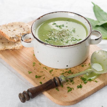 Soupe fraîche de courgette