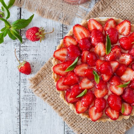 Tarte aux fraises