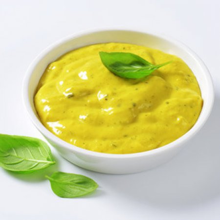 Sauce raifort doux d’Alsace, moutarde douce et curry