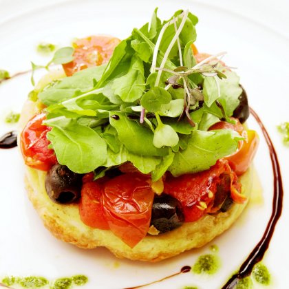 Tarte tatin à la tomate